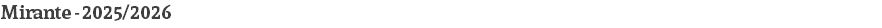 Mirante - 2025/2026